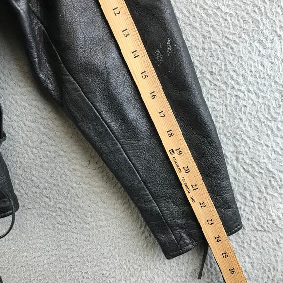 Interstate Leather Classic Originals Motorcycle Men's Jacket size 44 - Picture 9 of 12